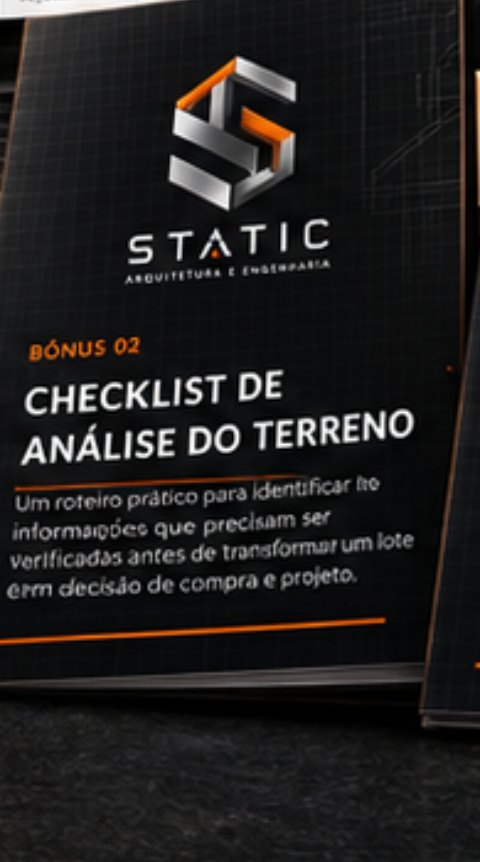 Capa real do Checklist de Análise do Terreno